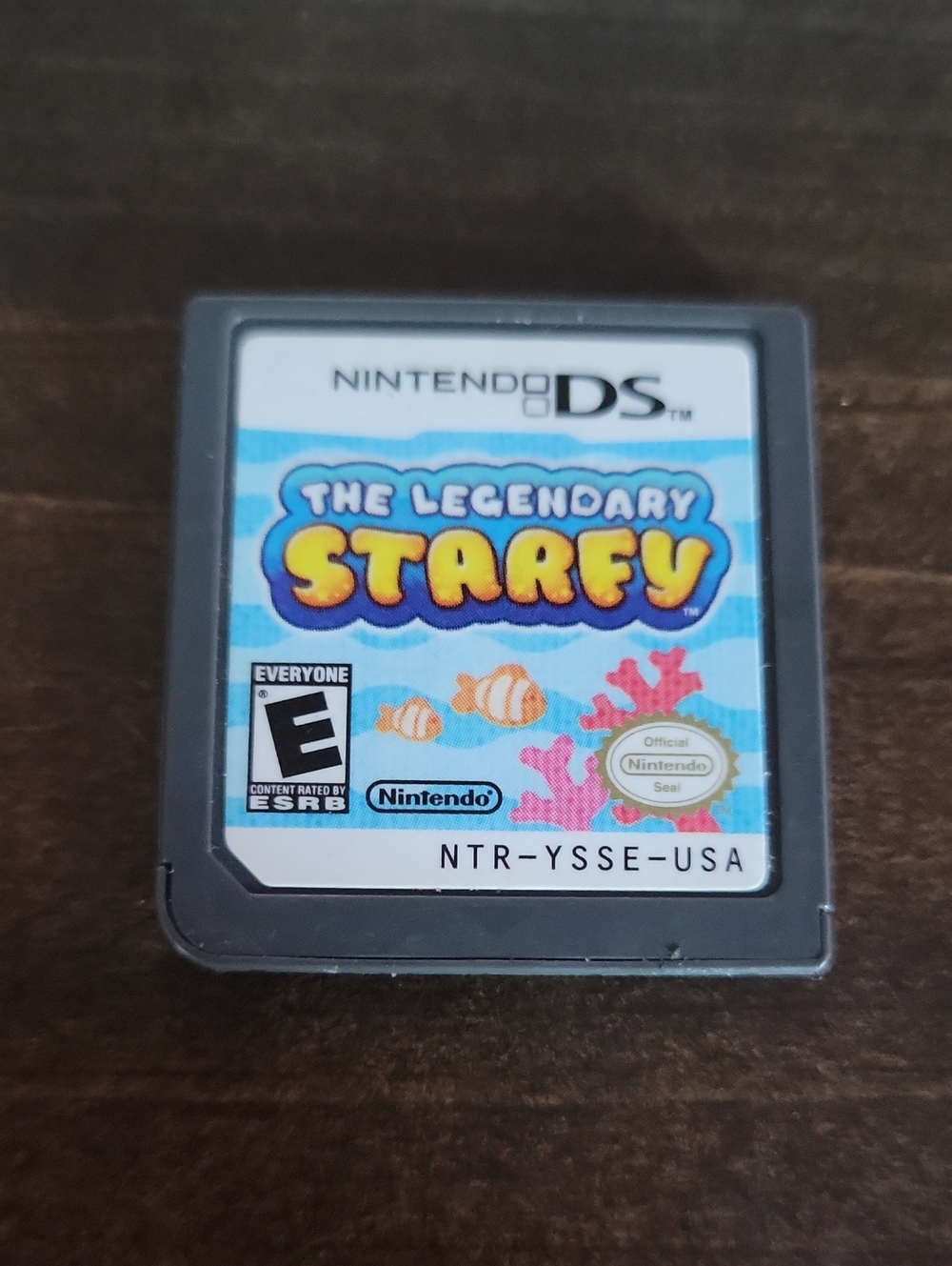 Nintendo DS Game Card — Gray & White Starfy Cartridge